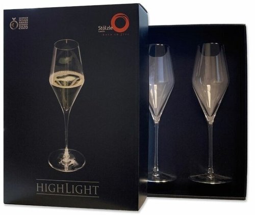 Champagnerglas "Highlight" - 2er-Set