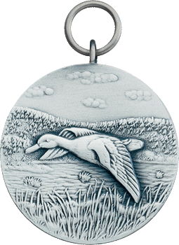 Medaille - Ente mit Gravur