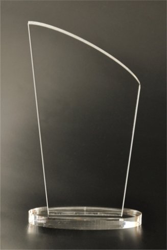 Acryl-Trophäe mit Lasergravur