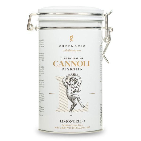 Cannoli Limoncello - sizilianisches Gebäck in Dose (200g)
